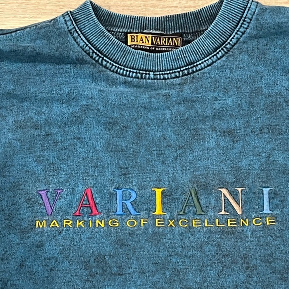 🔥ULTRA RARE🔥 90s Bian Variani Crewneck - Size XL - Retro Canadian Fashion - Picture 4 of 4